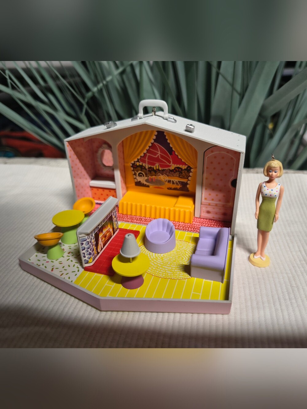 2007 Mattel Hallmark Keepsake Barbie Family Deluxe House New In Box 1960s Home